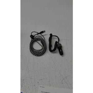 ZGEAR 2.4AMP CAR CHARGER TYPE C QCK CHRG, ZGR 10 FT ENDURATECH USB C CABLE