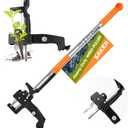 Saker Weed Puller Tool Stand Up Heavy Duty Garden Tool with Long Handle and Stainless Steel Claws for Remove Weeds Without Bending, Pulling, or Kneeling