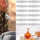 Tandefio 12 Pcs Maple Syrup Tapping Kit 304 Stainless Steel Tree Tap Spout for Taking Birch and Maple Sap Spiles for Tapping Trees Making Syrup Supplies, 2.31 Inch