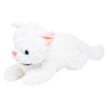 Cat Stuffed Animal  Realistic Kitten Plushies Soft Plush Toys Gifts for Kids White