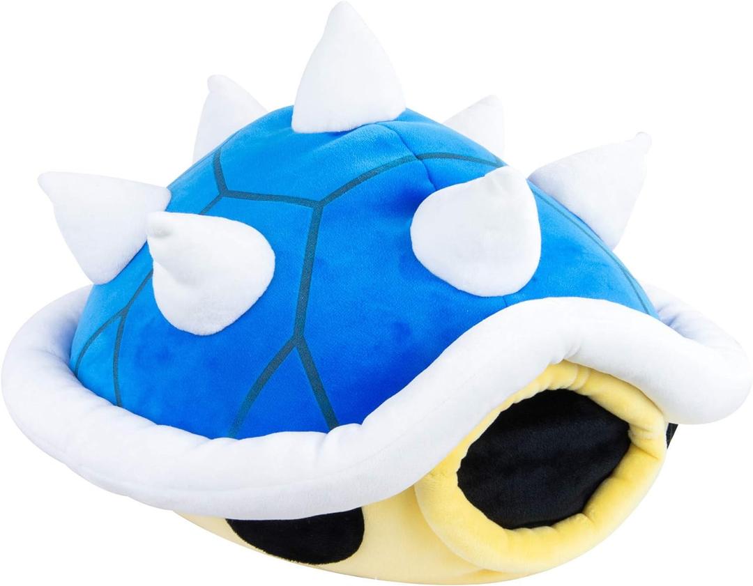 Club Mocchi Mocchi Mario Kart Plushies - Spiny Shell Plushie - Squishy Mario Toys - Collectible Figures and Cute Stuffed Animals - Holiday Gifts and Stocking Stuffers - 15 Inch