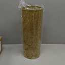 Metal Round Umbrella Stand Rack,Free Standing Umbrella Holder Bin, Canes Walking Sticks Holder for Entryway, Home, Office, Gold (1 Pack-Round)