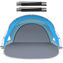 Gorich G022 Beach Tent for 3 People + G022 Beach Tent Poles for Replacement (3 People, SkyBlue)