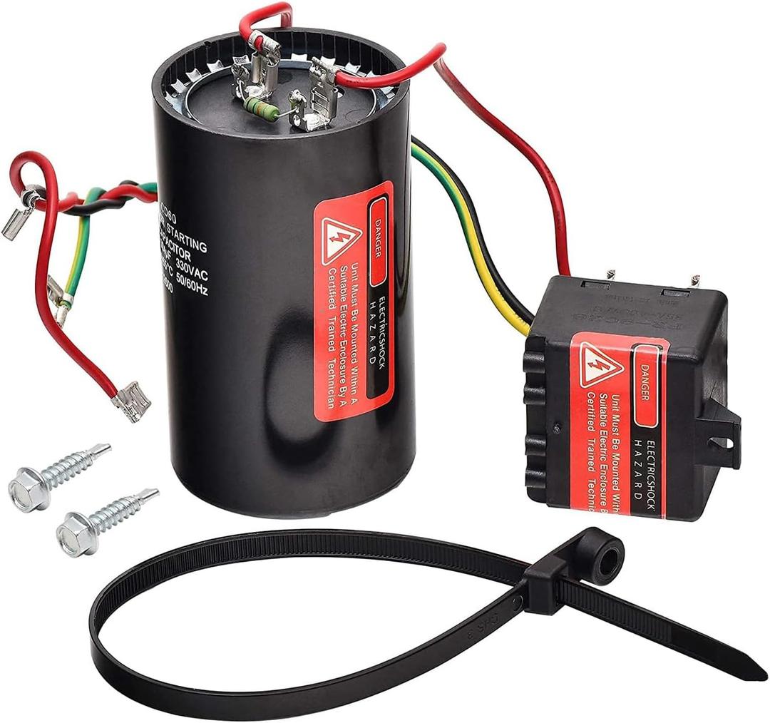 Long Term Replace CSRU1 Compressor Saver Hard Start ZRUA Compressor Hard Start Capacitor work on units 1-2-3 tons Hard Start Kit for Air Conditioner