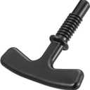 Lasnten 2 Pack Remover for Drain Covers Drain T Puller Shower Drain Removal Tool Drain Gunk Remover Tool Pipe Puller Black Drain Key for Easy Shower Drain Cleaning Bathroom Sink