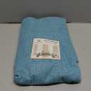 H.VERSAILTEX Linen Blackout Curtains 84 Inches Long 100% Absolutely Blackout Thermal Insulated Textured Linen Look Curtain Draperies Anti-Rust Grommet, Energy Saving with White Liner, 2 Panels, Teal