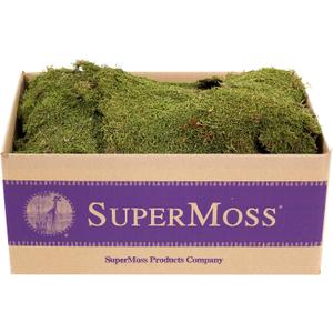 SuperMoss (21588) Sheet Moss Preserved, Natural, 5 Pounds (20-24 sq. ft.)