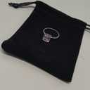 925 Sterling Silver Engagement Rings for Women Cushion Cut Cubic Zirconia Wedding Promise Rings for Her Size 6