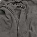 Argstar Men's Fleece Vest with Zipper Pockets, Full-Zip Casual Lightweight Sleeveless Outerwear Gilet Black XXXXL
