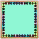 Hygloss Sunglasses Die-Cut Border, 12 Strips/36 Feet