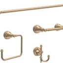 Delta Mylan (1-Pack) Toilet Paper Holder Champagne Bronze Pivoting Tissue Roll Rod, Organization and Storage, Wall Mounteded Gold Bathroom Accessories MYN50-CZ