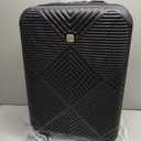 2 Piece Carry on Luggage Set, Airline Approved 20 Inch Luggage with Cosmetic Case Hard Shell Suitcase with Spinner Wheels, Lightweight Hardside Suitcases Set, Dark Black