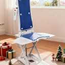 Electric Chair Lift - Floor Lift for Elderly Falls, IPX8 Waterproof Bath Lift, Support Up to 300 LBS, Chair Lift Assist Devices for Seniors, Suitable for Bathtub, Bathroom, Bedroom, Living Room (Dark Blue)