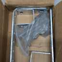 JY PERFORMANCE Boat Trailer Guide-ons, 40"/48" Adjustable, Rustproof Electro-Galvanized Steel Trailer Guide ons, Trailer Guides with White PVC Pipes, for Ski Boat, Fishing Boat, Sailboat Trailer 2PCS