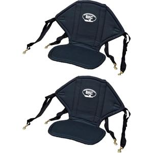 BKC UH-KS222 Universal Sit-On-Top Soft Padded Kayak Seat and Backrest with Water Bottle Pouch for Fishing/Kayaking/Rafting/Canoeing by Brooklyn Kayak Company