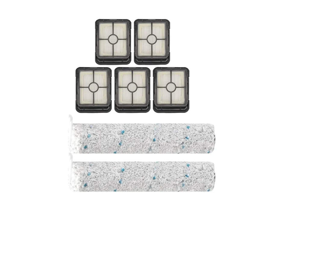 Main Brush HEPA Filter. Compatible for Bissell Crosswave Cordless Max 255, (6 Piece)