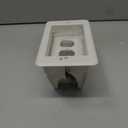 DVFR1W-1 Recessed Outlet Box, Recessed Electrical Box for Wall Mount TV, Outlet Mounting Box for New Construction&Retrofit Projects, Wall Outlet Box with Duplex & Decorator Style Covers,1-Gang