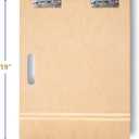 Falling in Art 19x25 Sketch Board, Drawing Tote Board for Artists with Sturdy Clip and Rubber Bands, Portable Art Clipboard for Classroom and Studio Drawing