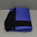 Multipurpose 48" x 40" Positioning Bed Pad with Reinforced Handles - Reusable & Washable Transfer Sheet for Turning, Lifting & Repositioning - Double-Sided Nylon Fabric, Blue