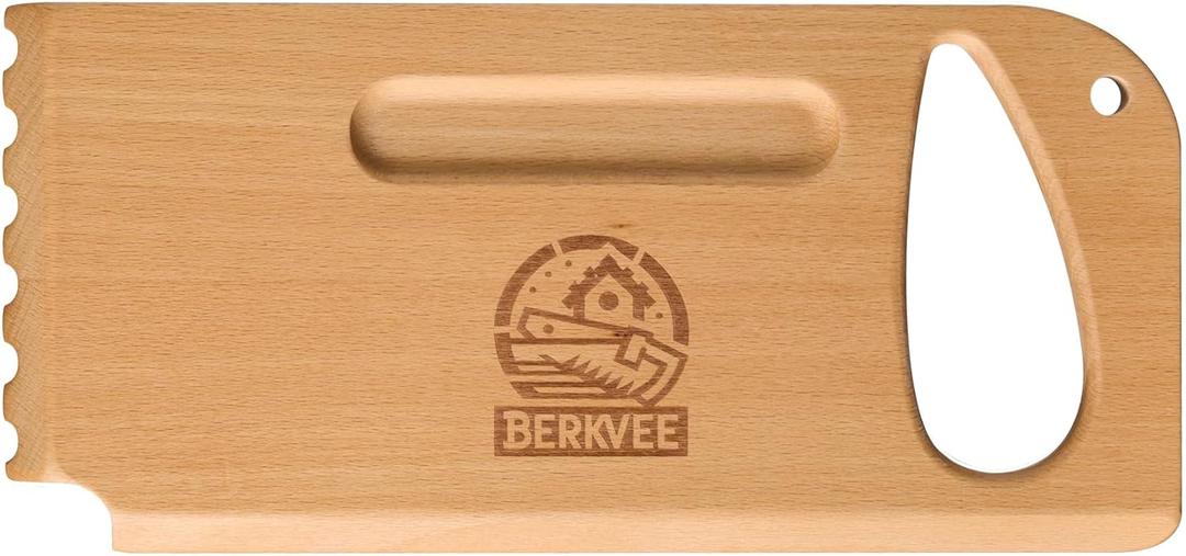 Premium Natural Wooden Grill Scraper