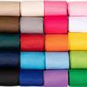 UnionJoy 1-1/2 inch Grosgrain Ribbon Perfect for Bows DIY Crafts Wedding Floral Arrangement, Assortment 20 Colors Ribbon 1.5" (38mm) X 2 Yard Each, Total 40 Yds Per Package Gift Wrap Ribbons