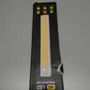 10inch Under Cabinet Lighting, 2 Pack Rechargeable Motion Sensor Light Indoor, 5 Levels Dimmable Magnetic Closet Lights, Wireless Under Counter Lights for Kitchen, Stairs (Warm White Light)