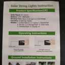 cshare String Lights Outdoor Waterproof 9.8ft 30 LED, Warm White Fairy Lights Battery Operated（Not Included） with Timer Clear Wire for Indoor & Outdoor Decorations Garland 2 Packs