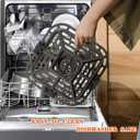 Air Fryer Grill Crisper Tray, 2.0 QT, Black, Dishwasher Safe