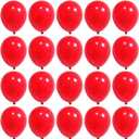 10 inch Red Latex Balloons, 100 pcs Thick Party Balloons Birthday Decorations (Red)