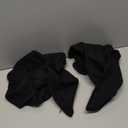 MIULEE Decorative Linen Check Throw Pillow Covers Neutral Farmhouse Vintage Pillow Covers 20x20 Set of 2 Boho Modern Home Decor for Sofa Couch Bedroom Cushion Black