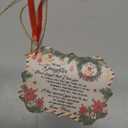 HYTURTLE to My Mom Christmas Ornament 2025 Tree Decoration Gifts from Daughter - Best Mom Gifts from Daughter - Inspirational Motivational Gift for Mother - Christmas Decor Aluminum Ornament Keepsake