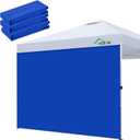 Instant Canopy Tent Sidewalls for 10x10 Pop Up Canopy 210D Waterproof, 3 Piece Sidewalls, Blue(3PCS Sidewall Only, Canopy Tent NOT Included)