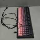 AULA S99 Keyboard, Wireless Gaming Keyboard Bluetooth Ergonomic Creamy Computer Keyboards Cute Full Size Backlit Tri-Mode BT/2.4GHz/USB-C for PC Laptop - Black & Pink Gradient