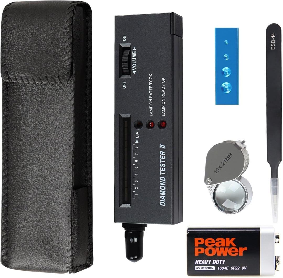 Diamond Tester Pen High Accuracy Professional Jeweler for Novice and Expert