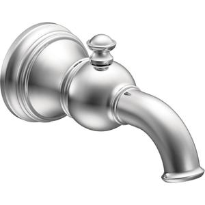 Moen S12104 Weymouth Tub Spout with Diverter 1/2-Inch Slip-Fit CC Connection, Chrome