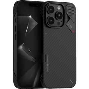 Aulumu A16 Aramid Fiber for iPhone 16 Pro Case | 1500D Ultra Slim Woven | Real Cooling | Compatible with MagSafe