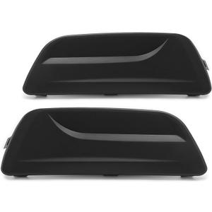 HECASA Fog Light Cover Compatible with 2013-2016 Chevy Chevrolet Malibu Eco Limited Bumper Fog Lamp Trim Bezel Replacement for 20768847 20768848 Left & Right Black (Driver&Passenger Side)