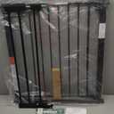 29.5-40.5" Baby Gate for Stairs, Dog Gate for Doorways, Walk Thru Auto Close Metal Baby Safety Gate for The House, Stairs and Doorways, Child Gate Pressure Mounted, Pet Gate for Dog Indoor - Black