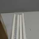 White Decorative Farmhouse Curtain Rods 2 Pack: 18-45" Adjustable Heavy Duty Single Window Curtain Rod for Bedroom Living Room, White Boho Rustic Drapery Rods with Vintage Twist Finial Easy Install