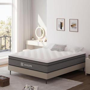 12 Inch Full Mattress in a Box,Hybrid Mattress with Memory Foam & Individual Pocket Spring for Motion Isolation,Medium Firm for Back Pain Pressure Relief,Breathable,Edge Support CertiPUR US Certified