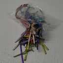 Rubfac 100pcs Metallic 260 Balloons, Latex & Metal, 10 Colors, Animal Shapes, Party Decorations