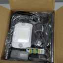 intelamp Solar Lights Outdoor, 3 Head Solar Motion Sensor Lights for Outside, lP65 Waterproof,Separate Panel with 9FT Cable Remote Control Flood Lights(2Pack)