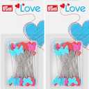 Prym Love Flat Head Pins, 50 Count (Pack of 2), Multicolor