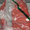 GarveeHome Christmas Area Rugs 4x6 Snowflake Washable Rugs for Living Room Non-Slip Soft Bedroom Rugs Low Pile No-Shedding Indoor Xmas Decorative Rug for Kitchen Entrance Bedroom Nursery, Red