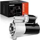 A-Premium Starter Motor Compatible with Audi Q7 2007 & Volkswagen Touareg 2004-2006 & Porsche Cayenne 2004-2006 2008-2010, 3.2L 3.6L 4.2L, 12V 1.7KW 9 Teeth Clockwise, Replace# 410-24080