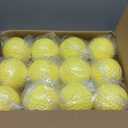Dimpled Softballs 11 Inch Pitching Machine Softballs for Hitting and Fielding Practice 12PACK one Dozen (yellow)