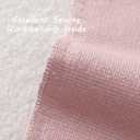 FUTEI Pack of 2 Pink Decorative Throw Pillow Covers 26x26 Inch Soft Cozy Solid Boucle Textured Euro Pillow Shams,Modern Home Decor for Couch Bed Living Room