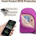 RFID Crossbody Bags for Women Travel Small Sling Bag Leather Cross Body Bag Fanny Packs Backpack Womens Gifts Unique(Nylon)