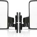 ALLGOOD Universal Strong 1 Pair Magnetic Side Mirrors 114LB 2.7 Rated Magnet Tractor Mirror Compatible with Golf Cart Tractors Mowers Dozers Forklifts Lift Trucks and More(Left+Right)