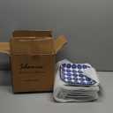 Selamica Porcelain Salad Pasta Bowls, Serving bowls, Microwave & Dishwasher Safe, Sturdy & Stackable - 26 Ounce, Set of 6, Vintage Blue